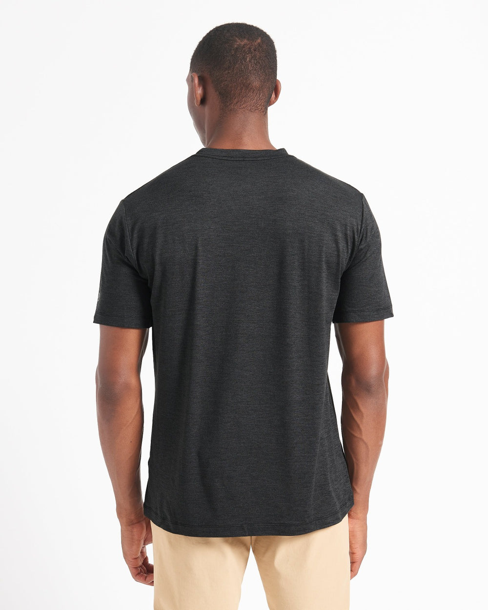 T-Shirt Ben Sherman Performance Stretch Marl Noir | XJP-54051725